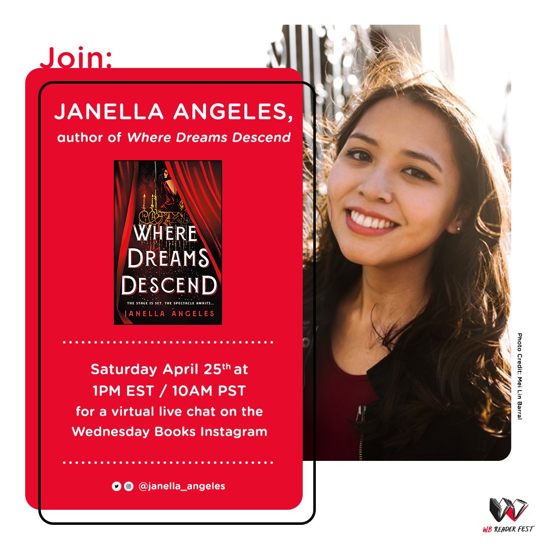 Saturday, 4/25, is the last day of  #WBReaderFest & it's jam-packed w/exciting events! We'll have IG Live chats w/ @adriennebooks,  @RominaRussell,  @FFloresAuthor, &  @janella_angeles, plus TONS of sweepstakes for you to enter for a chance to win books! YAY! http://smarturl.it/WBReaderFest 