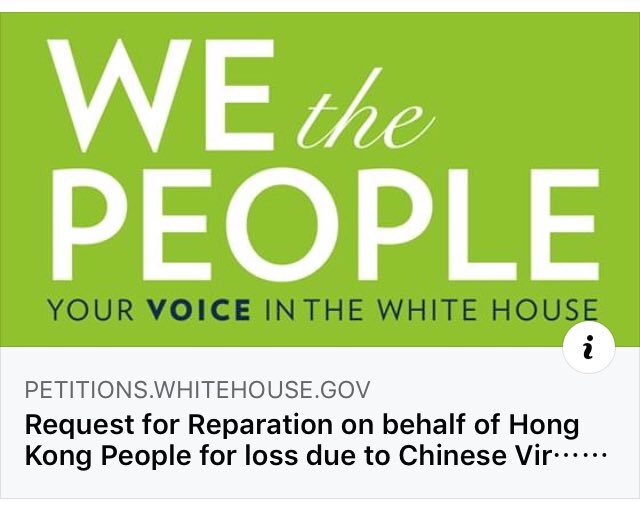 cookies_venus's tweet photo. 十萬火急，請美國代香港追討中國賠償，未簽請你快簽！🙏https://t.co/gZIAzrVwxT https://t.co/aG9g3tNKPV