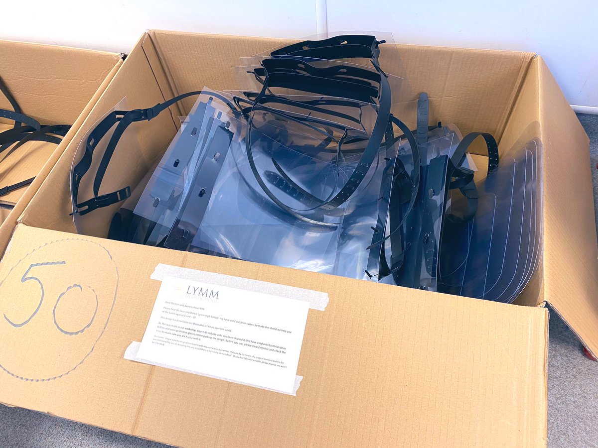 Another 50 face masks made up today, ready for delivery. That’s now over 300 in 4 days! 💯💯💯 #PPEforTheNHS #StayHomeSavesLives #NHSheroes #DesignTechnology #LaserCutter
