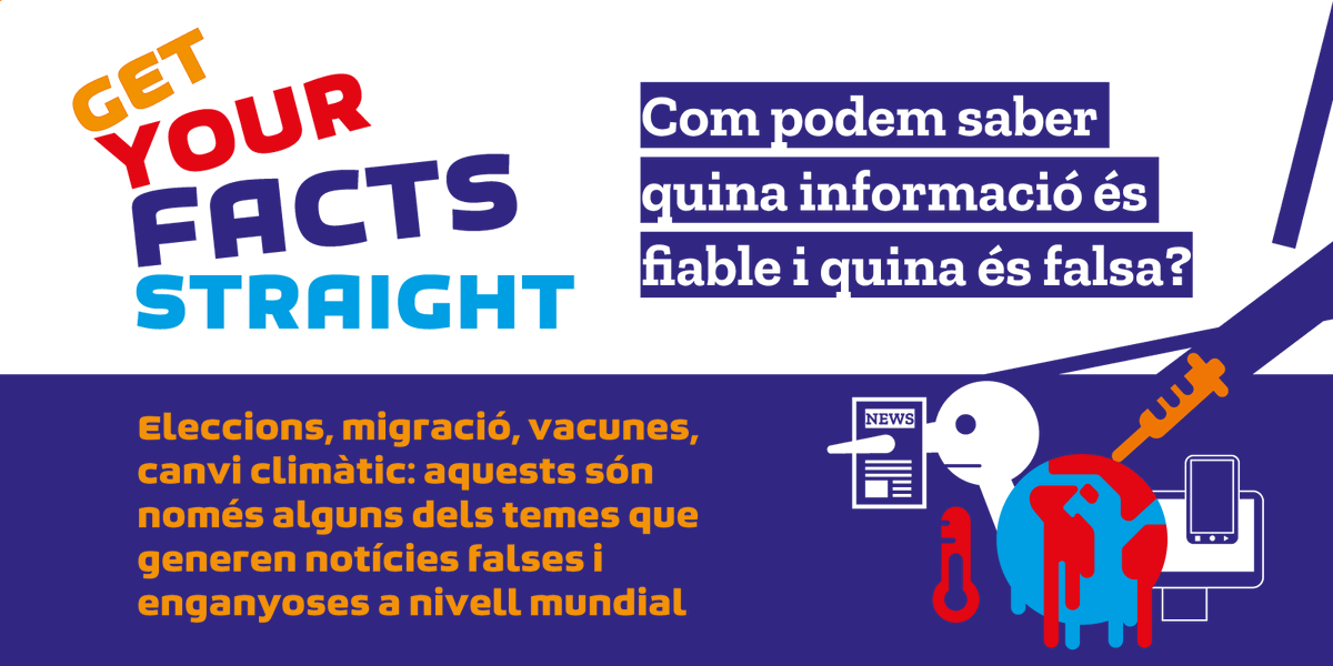 colectic_coop's tweet photo. 🦠 Hi ha qui diu que el #coronavirus és una creació humana...us sona❓ És propaganda i desinformació amb un xic de #ConspiracyTheory, dos tipus d’informació enganyosa

➕ info: https://t.co/i89VfT5juT

#GetYourFactStraight #AllDigitalWeek #EUMediaLiteracyWeek #LesCosesClares https://t.co/D8V2oxZd5V