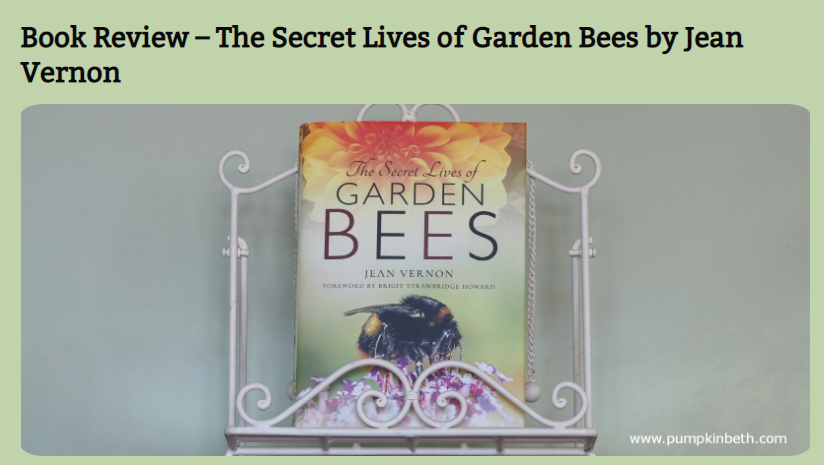 "I’ve relished the opportunity to read The Secret Lives of Garden Bees; I am thrilled to be able to recommend this wonderful book."

Thanks <a href="/pumpkin_beth/">Beth Otway (Pumpkin Beth) 🌱</a> for the glowing #review! See it full here: bit.ly/2UTI7qg 

#TheSecretLivesOfGardenBees <a href="/TheGreenJeanie/">🐝 Jean Vernon 🐝</a> 🐝🐝