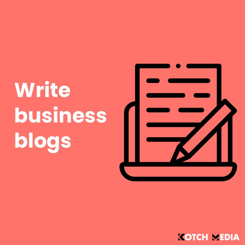 KotchMedia's tweet photo. Writing a business blog is a winning addition to your website. It can help boost your site’s SEO, set you apart from the competition, and demonstrate your knowledge and expertise. It’s a win-win situation. https://t.co/DHDq61n4P3