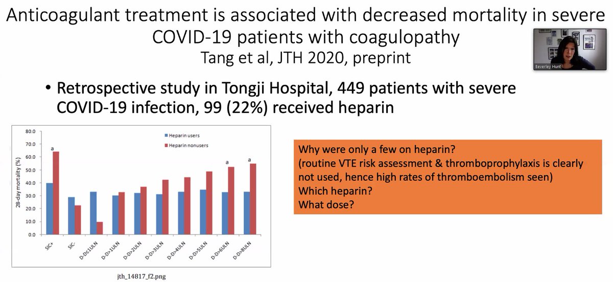 The issues with the study on anticoagulation use ....  #COVID19