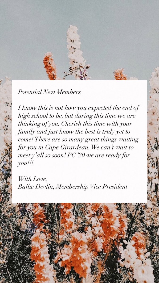 AXID_SEMO's tweet photo. Dear PC ‘20, we can hardly wait to meet you!! The best is yet to come🌟 https://t.co/hV7UVwE4Pw