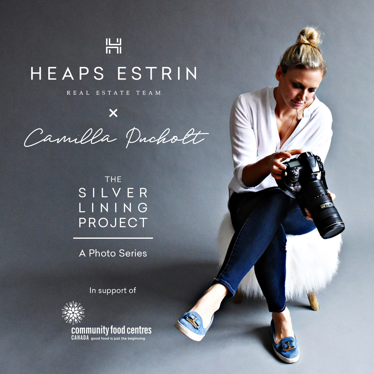 HeapsEstrin's tweet photo. #HeapsEstrinTeam is delighted to announce #TheSilverLiningProject, a collaboration with award-winning Toronto-based photographer @CamillaPulchot in support of @aplaceforfood. If you would like to participate, please email us at cailey@heapsestrin.com. https://t.co/Bml1RQ78RK