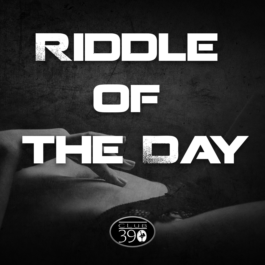 Club 390 on Twitter "Here’s a little daily riddle to keep your brain