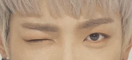 He pulls off light colored eyebrows so well