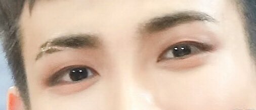 He pulls off light colored eyebrows so well