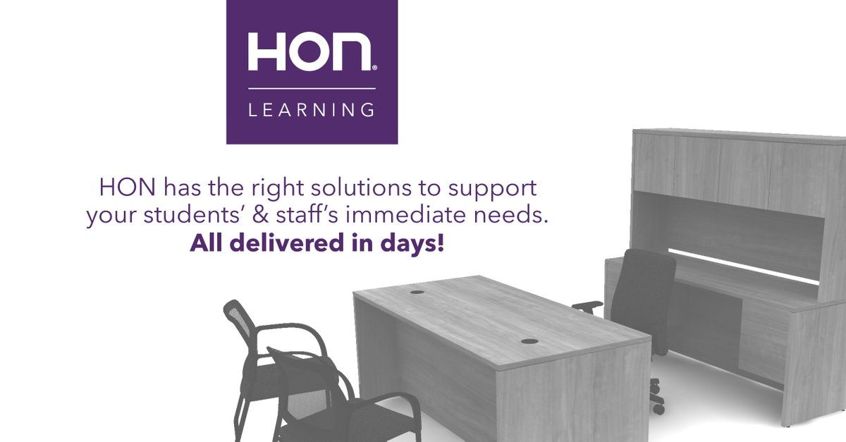 honcompany's tweet photo. Built to last, easy to clean, flexible furniture solutions for today’s education environments. All delivered in days!
Check it out https://t.co/ufomIVZJDH
#HONLearning #LearningSolutions #Quickship https://t.co/qdtmXwFaZi