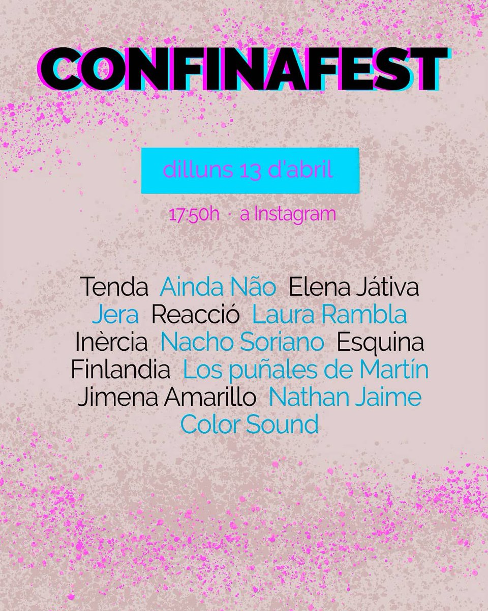 ReaccioGrup's tweet photo. Aplacem el #CONFINAFEST amb motiu de la vaga de 48h.
El farem el dilluns 13 d'abril. Vos esperem a totes! https://t.co/PlWwvol8b7