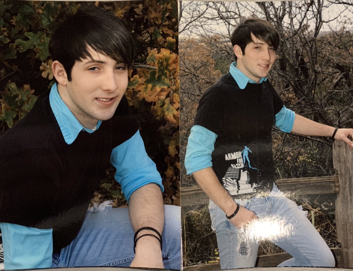 my ma sent me a box of very strange old things along with some senior photos from 2006. cris before he could ever grow a beard. & think, this guy did more dirt than bearded me would ever consider. smh. youre welcome.