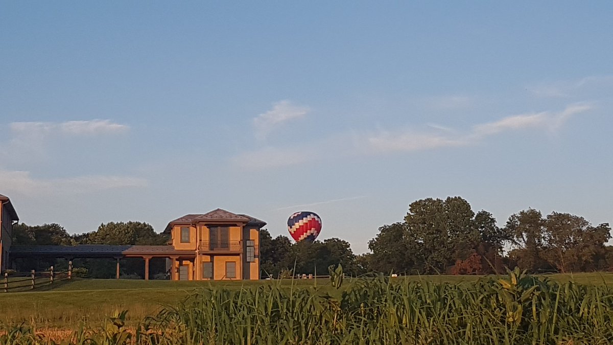 Hot air balloon in Kennett Square, Pennsylvania, USA