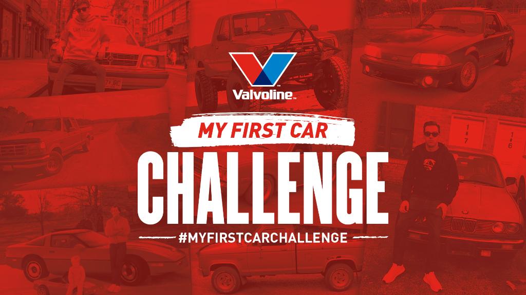 Valvoline's tweet photo. We all left a piece of our hearts with our first car. Let's pay homage to them. Tag us In your pics using #MyFirstCarChallenge for a chance to be featured on our page, and then challenge a friend! 🚗🚙 https://t.co/96Eb53dEFd