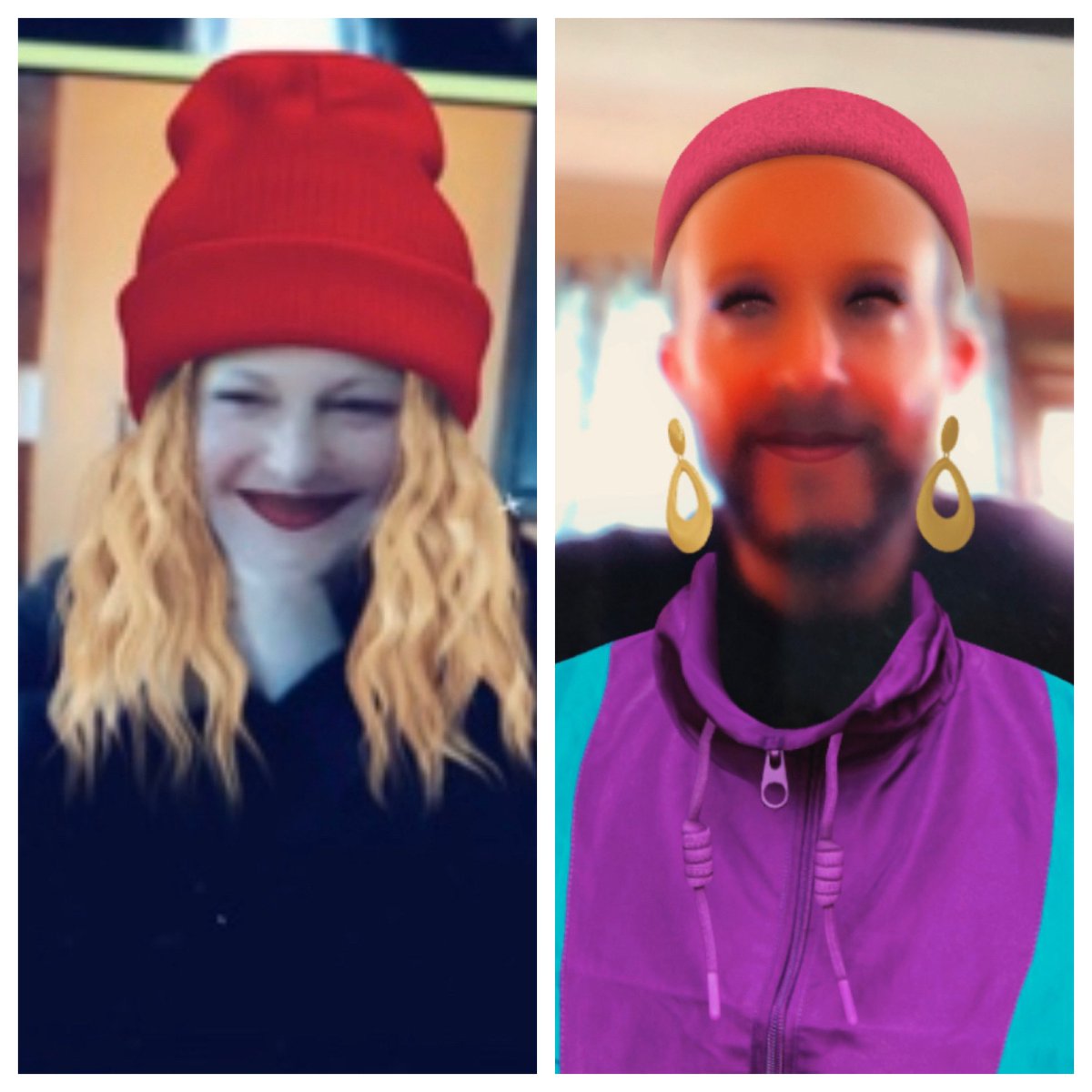 How am I staying connected? I play  dress up with my BFF @sommersnstuff #StayingConnected #CougarsOnline2020 #BetterTogetherLSHS <a href="/Murphy_LSHS/">Shaun Murphy Ed.S.</a> @McDermott_LSHS