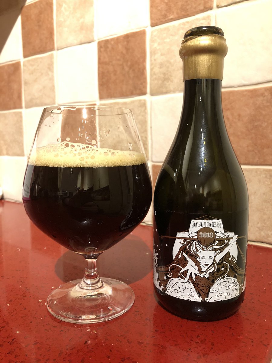 Because 1) airport rules apply, and 2) it's the only <a href="/SirenCraftBrew/">Siren Craft Brew</a> beer I've got, I'm calling Barley Wine o'clock in <a href="/the_tweet_inn/">The Tweet Inn</a> with this gorgeous 2018 Maiden. Great beer with a great story behind it 🍻