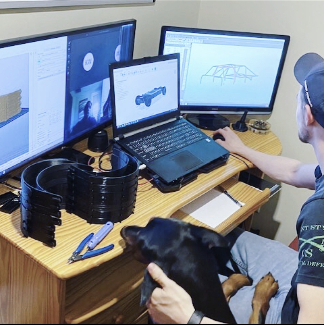 NxuInc's tweet image. Work in progress ⚙️ #PowerWork #AlwaysWork #AtlisMotorVehicles #TeamAtlis #MechanicalEngineering #BatteryTechnology #Suspension #Frame #rollcage #3dprinting #CAD #Fusion360 #Solidworks #quarantine #remote #workfromhome