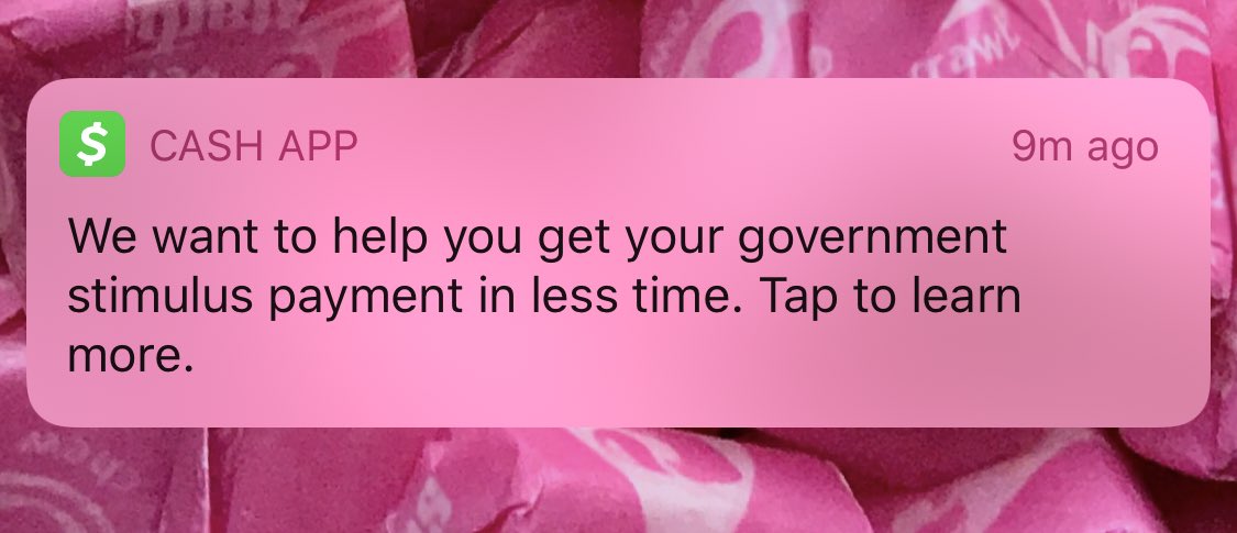 CashApp has been making us beg for months without paying anyone a single dime, and now they expect us to believe they want to “help” us get stimulus money faster?