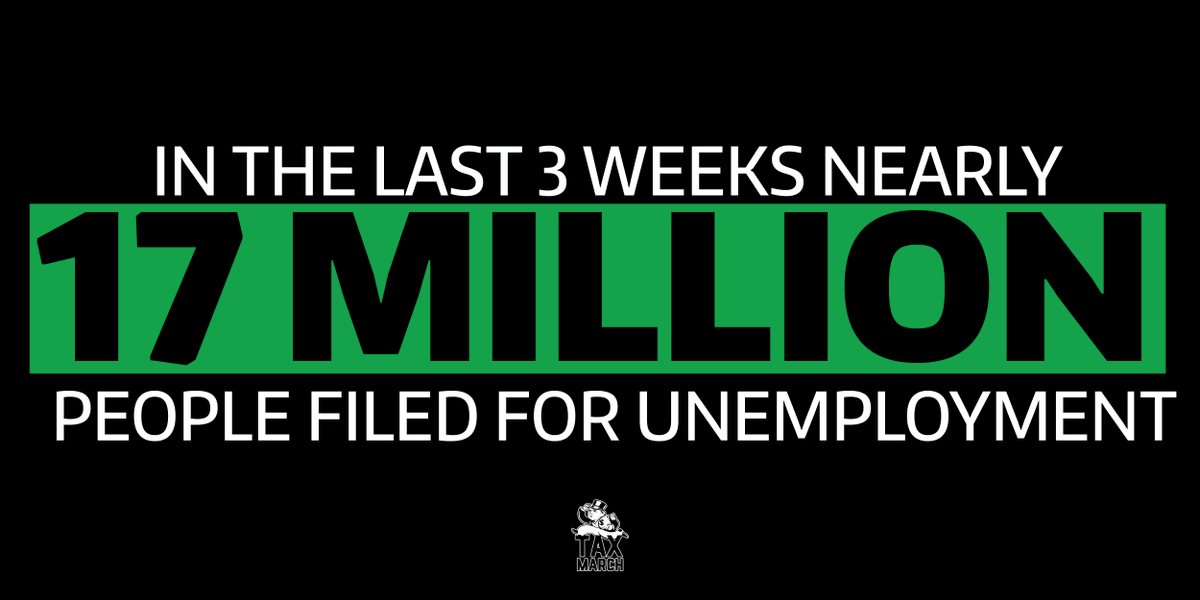 UnrigOurEconomy's tweet photo. Unprecedented times call for unprecedented action. 

We need to put money in the hands of individuals and small businesses so they can survive. #PeopleOverProfits https://t.co/iDZygsrGhe