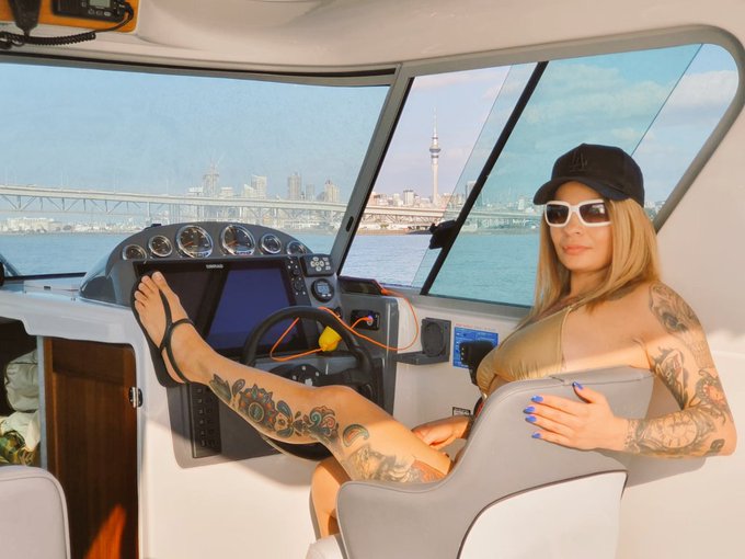 Out on the boat for the day in Auckland city! Follow my Snapchat badassbabe100 or only fans https://t<a href="/tag/lifestyle"class="tags"><span>#lifestyle</span></a><a href="/tag/snapchat"class="tags"><span>#snapchat</span></a><a href="/tag/tattoos"class="tags"><span>#tattoos</span></a><a href="/tag/like"class="tags"><span>#like</span></a><a href="/tag/bodyart"class="tags"><span>#bodyart</span></a><a href="/tag/follobackforfolloback"class="tags"><span>#follobackforfolloback</span></a>