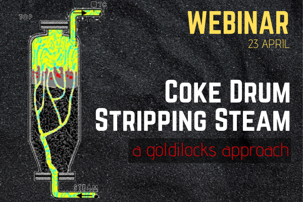 cokingcom's tweet photo. Huge Success!  The last interactive webinar went so well we're having another. 23 April, 10am(CST) "What's the best way to switch the drum and steam strip?" Register Here https://t.co/Cew629upoC https://t.co/A1uW1NmiHp