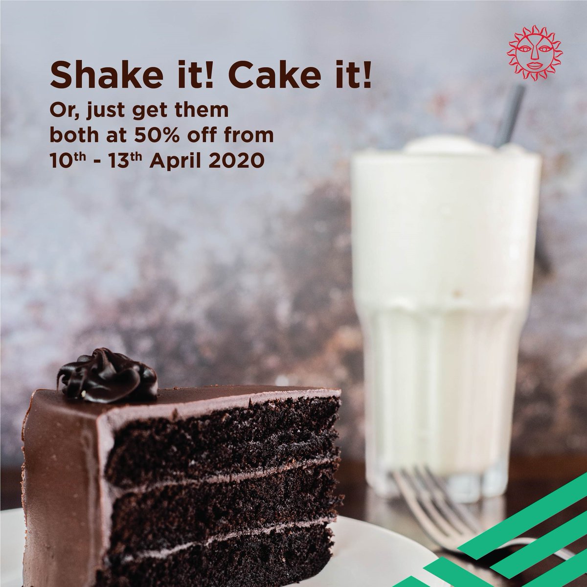 javahouseafrica's tweet image. Bring a little piece of Java home this Easter weekend. Treat yourself, friends & family to any of our shakes, a Chocolate Fudge cake or Salted Caramel cake for half the price. Order on Glovo, Jumia Food, Uber Eats, or pick-up from branches. #JavaWave #BringJavaHome #HappyEaster