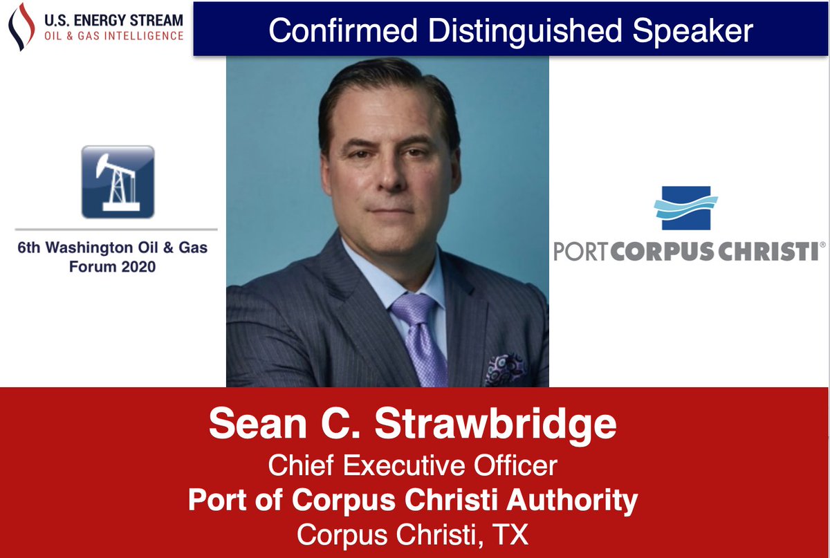 U.S. Energy Stream (@usenergystream) on Twitter photo We are very pleased to announce Sean C. Strawbridge <a href="/SeanStrawbridge/">Sean Strawbridge</a> , CEO, <a href="/PoccaPort/">Formerly Port of Corpus Christi</a> , Texas as a distinguished confirmed speaker & <a href="/PoccaPort/">Formerly Port of Corpus Christi</a> Port of Corpus Christi as a Partner at the 6th #WashingtonOilGasForum 2020 usenergystream.com/forums/forums-… We are very pleased to announce Sean C. Strawbridge <a href="/SeanStrawbridge/">Sean Strawbridge</a> , CEO, <a href="/PoccaPort/">Formerly Port of Corpus Christi</a> , Texas as a distinguished confirmed speaker & <a href="/PoccaPort/">Formerly Port of Corpus Christi</a> Port of Corpus Christi as a Partner at the 6th #WashingtonOilGasForum 2020 usenergystream.com/forums/forums-…