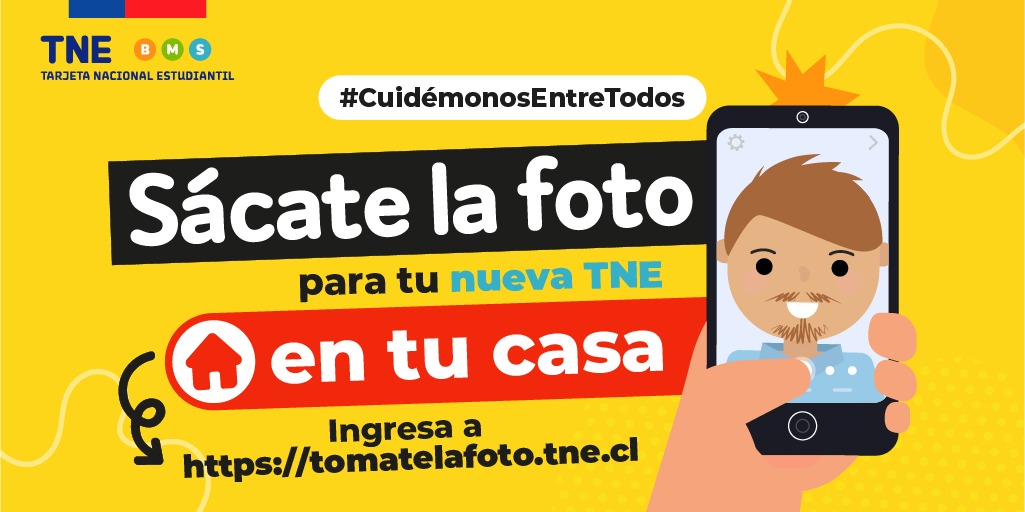 📣 ¡Atención estudiantes! Se extiende el plazo para la revalidación de la Tarjeta Nacional Estudiantil (TNE), ampliando su vigencia por tres meses hasta el 31 de agosto de este año.

Ingresa a tomatelafoto.tne.cl 📸