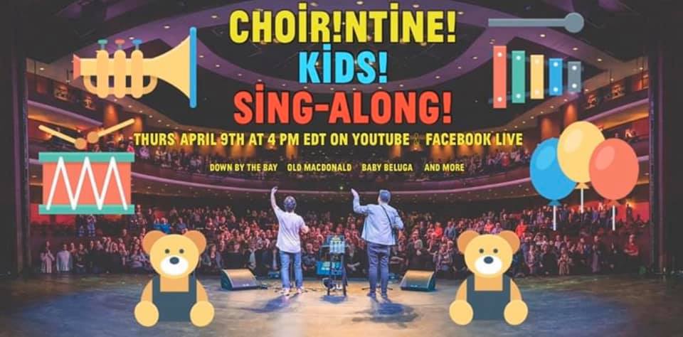 choirchoirchoir's tweet photo. Remember to gather the kidlets today at 4pm EDT for an EPIC KIDS CHOIR!NTINE! 

We go live at https://t.co/m9cfdli0gr ("like" the page to be given the live alert!) + on our YT page https://t.co/uOcszifLAN (subscribe + you'll see us when we go live!)! 

No lyrics needed! https://t.co/qUZuWWqPHv