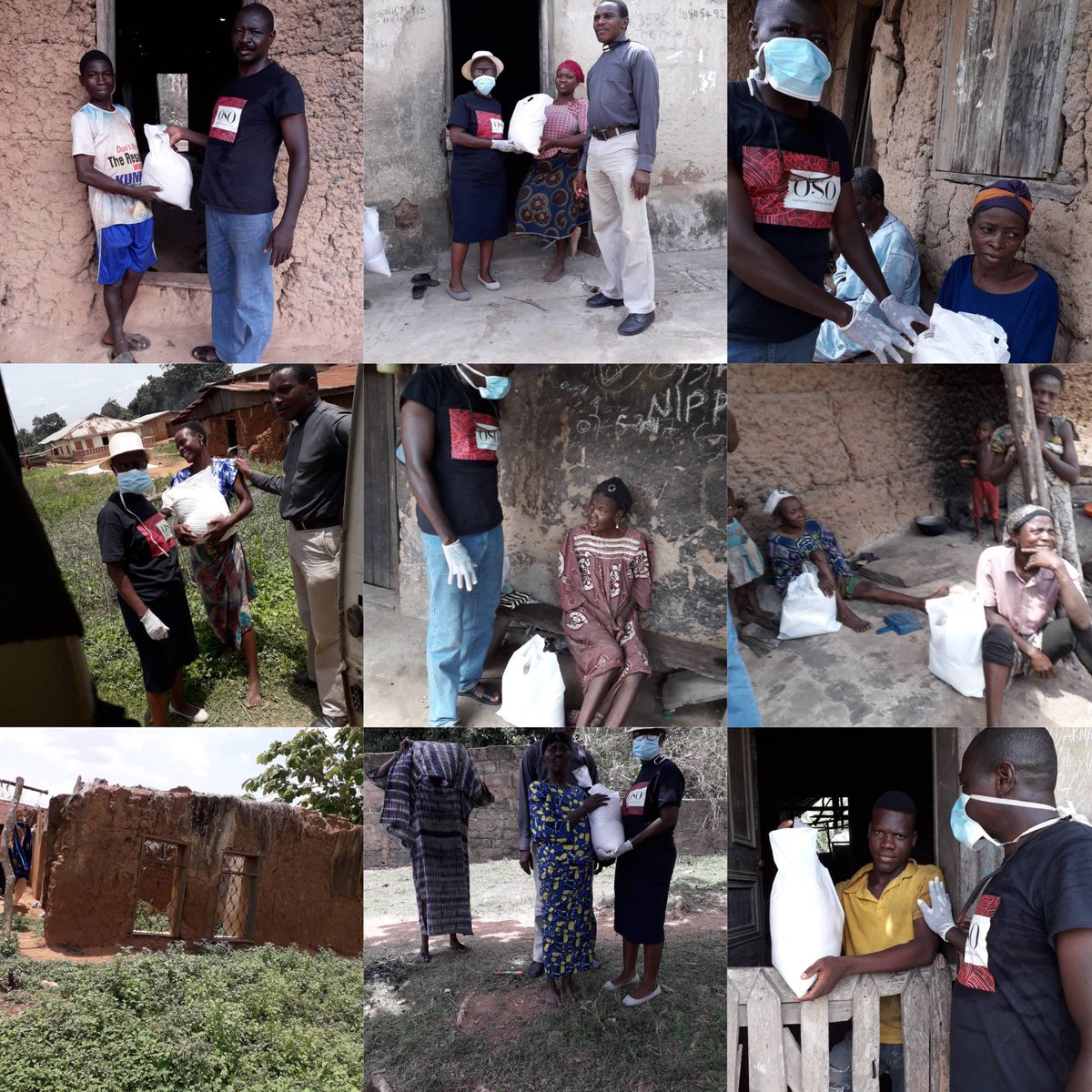 Another day of food distribution in Nigeria! 
Thank you all for your kind donations.
#osocook #charity #food #Covid_19 #lockdown #Nigeria #thankyou #hero #kindness