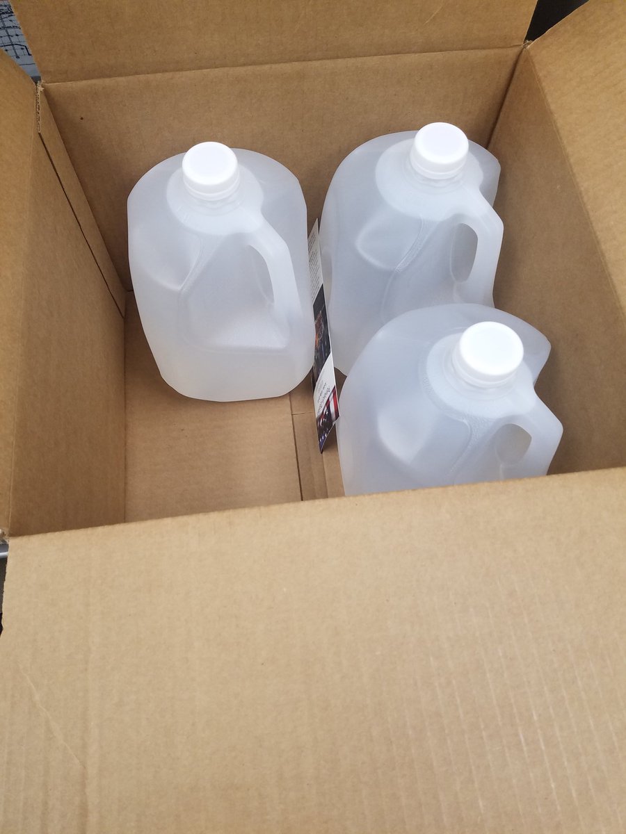 Thank you to Soldier Valley Spirits/ Patriarch Distillers through the First Responders Foundation for the hand sanitizer. We appreciate it very, very much.