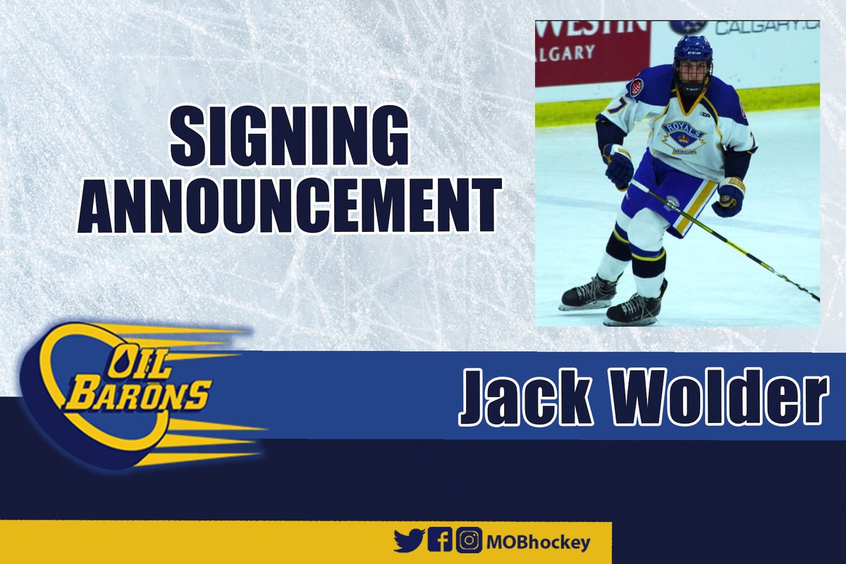 MOBHockey's tweet photo. We're excited to announce that 2002-born defenceman Jack Wolder (Calgary, AB) has signed a letter of intent for the 2020-21 AJHL season. Welcome, Jack!

Details: https://t.co/GtAwUTm6jR #ymm #AJHL https://t.co/enN4Rcj07S