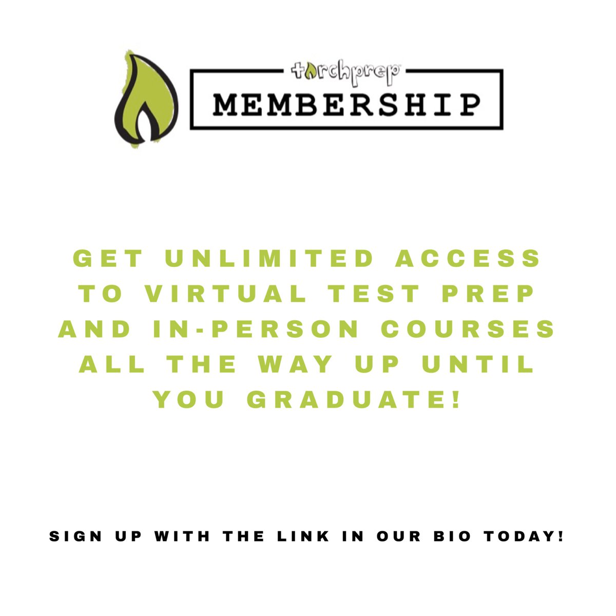 TorchPrep's tweet photo. You may be quarantined and as silly as it may sound, right now is a great opportunity to prepare for the ACT (🙄 we know…)! But seriously! With TorchPrep Membership, you get access to unlimited virtual test prep and in-person courses until graduation! Sign up today! Link in bio! https://t.co/vqZPT6Ekbw