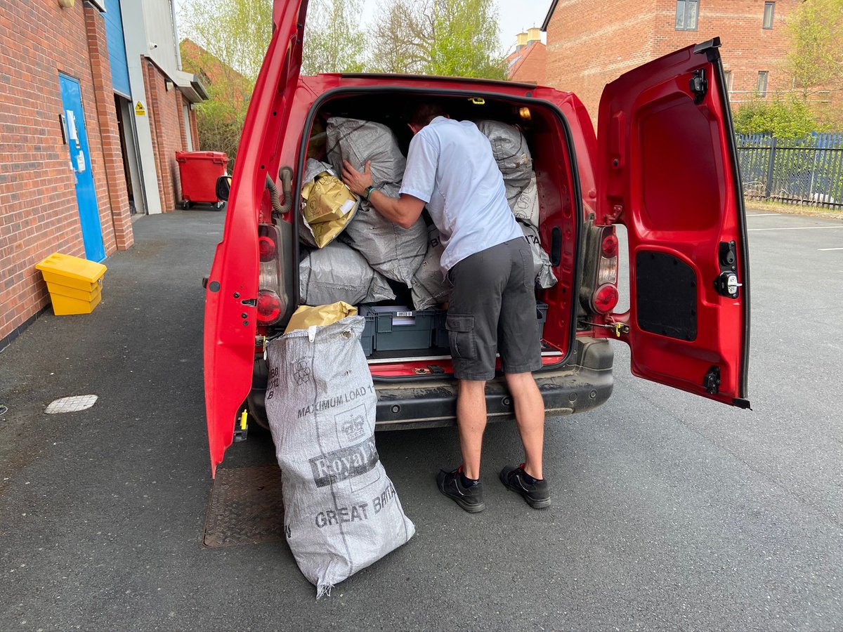 chrispinder's tweet photo. ALL 10,000 masks have now been collected by Postman Tim. Iβm hoping to secure another 50-100,000 masks ASAP to continue the #RequestMasks scheme. Will notify when more arrive. https://t.co/RbhuQ1BSga
