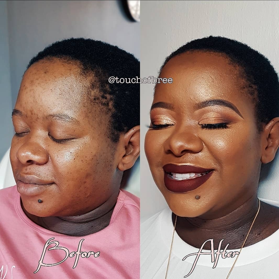 TouchofBree's tweet photo. Wishing you all a happy and blessed long Easter weekend from Touch of Bree 🐰🧡
Here's a perfect reason to stay indoors, and perfect those makeup skills!💄
#touchedbybree #touchofbree #beforeandafter #makeuptransformation #transformationmakeup #redlips #GirlsTalkZA #expecting https://t.co/QDBUuQD911