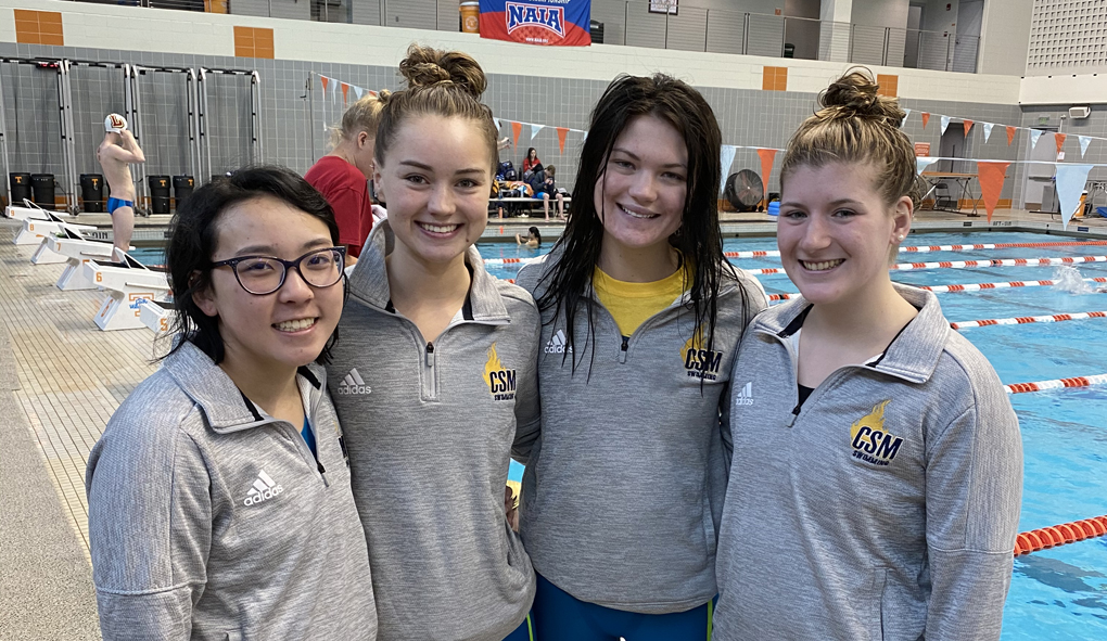 Women's Swimming and Diving: Four CSM swimmers named CSCAA All-Americans csmflames.com/article/2357.p…