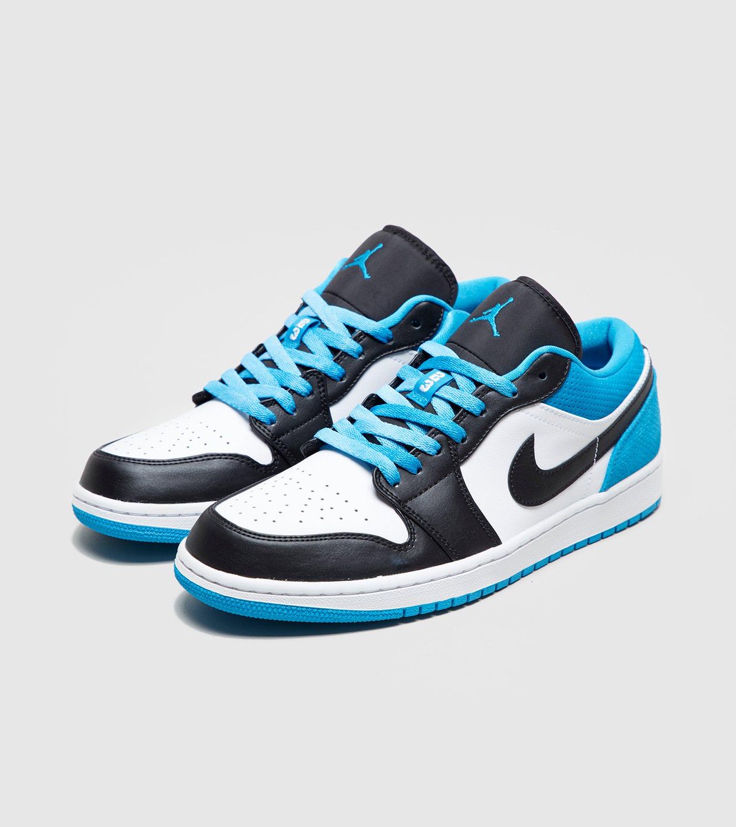 jordan aj 1 low blue and white