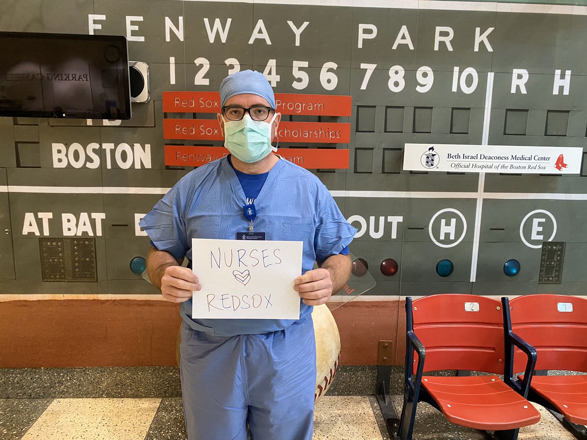 Even though we miss <a href="/redsox/">Red Sox</a> baseball and the excitement down the street at Fenway, <a href="/bidmchealth/">BIDMC</a>’s Red Sox Nation is still going strong! #somegoodnews <a href="/johnkrasinski/">John Krasinski</a> <a href="/somegoodnews/">Some Good News</a>
