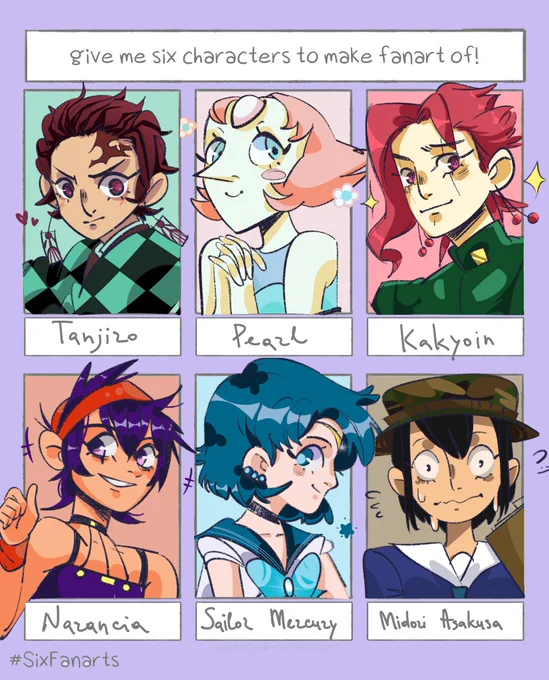 #SixFanarts #SixFanartsChallenge 