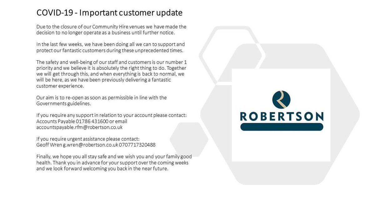 HullComHire's tweet photo. ‼️Important Customer Update ‼️ https://t.co/I0GCJBFKJh