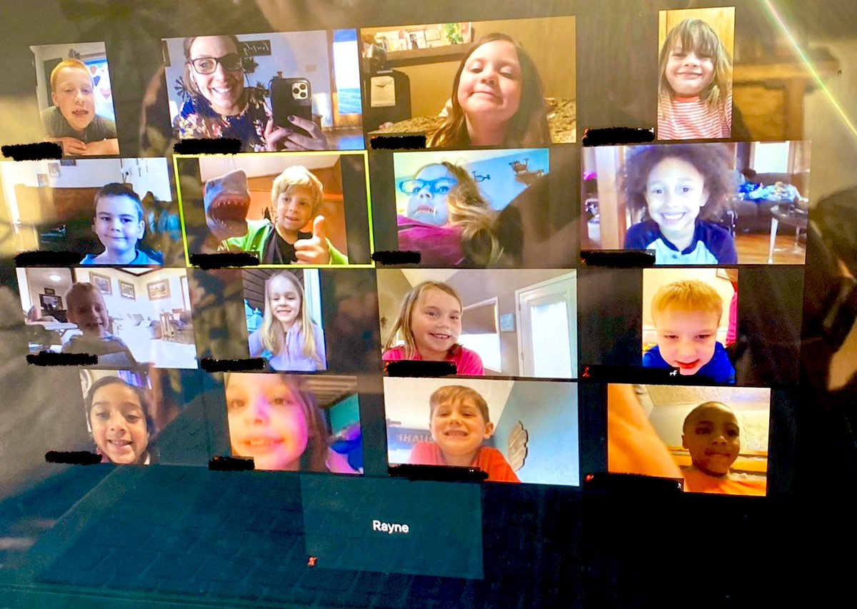 CaleyJohnson77's tweet photo. Seeing these kiddos on Zoom last night brought so much joy to my heart!! I miss them so much! 💕😍 #Family #WeAreCC https://t.co/7l7IV8OWvt