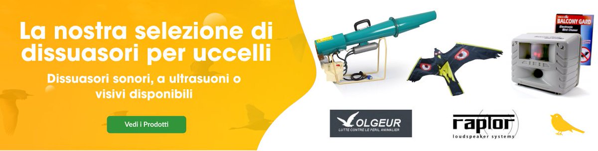 Con la stagione della #semina occorre anche proteggere le proprie #colture!🌾🚜 Scopri la nostra vasta gamma di dissuasori per uccelli👻🦅 Tanti prodotti di #Volgeur e #Raptor! Vai su <a href="/FarmitooIT/">FarmitooIT</a>: bit.ly/3aWInu5