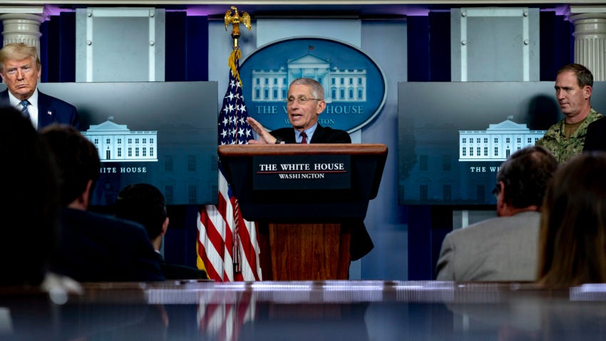 Dr. Anthony Fauci: Beaches and baseball games ‘can be in the cards’ this summer if social distancing continues trib.al/4RDnwxL