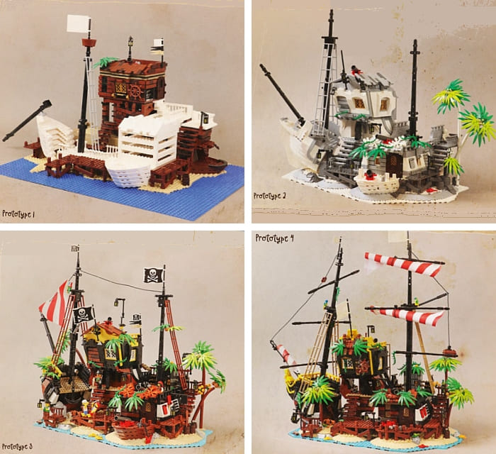 TheBrickBlogger's tweet photo. Some of the prototypes of the Pirates of Barracuda Bay set. Which is your favorite? 😀 https://t.co/2gWdgvp9D4 https://t.co/JBmqbUSg7P