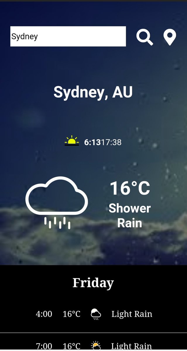 TimWilliamsFow1's tweet photo. Personal project - React Weather App. Plenty to test and bugs to fix - but good fun to build with lots learnt!

Live demo - https://t.co/ODBhhMfXhD

Github-
https://t.co/VI8blOo6ai

#reactjs #React #openweathermap #api #frontenddevelopment #freelancing #freelancer https://t.co/ksMRW4ZWKU