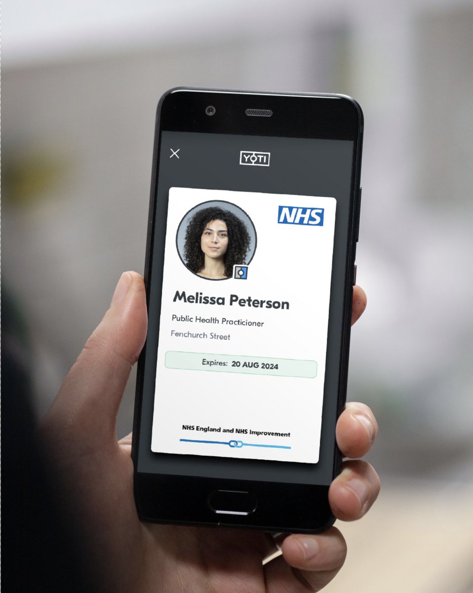 getyoti's tweet photo. We’re really proud to be supporting the #NHS and providing staff with digital ID 📲

Helping society has always been core to our principles so we're excited to be helping save both time and money.

https://t.co/KrgUVmogLI https://t.co/9OGpBpNjOL