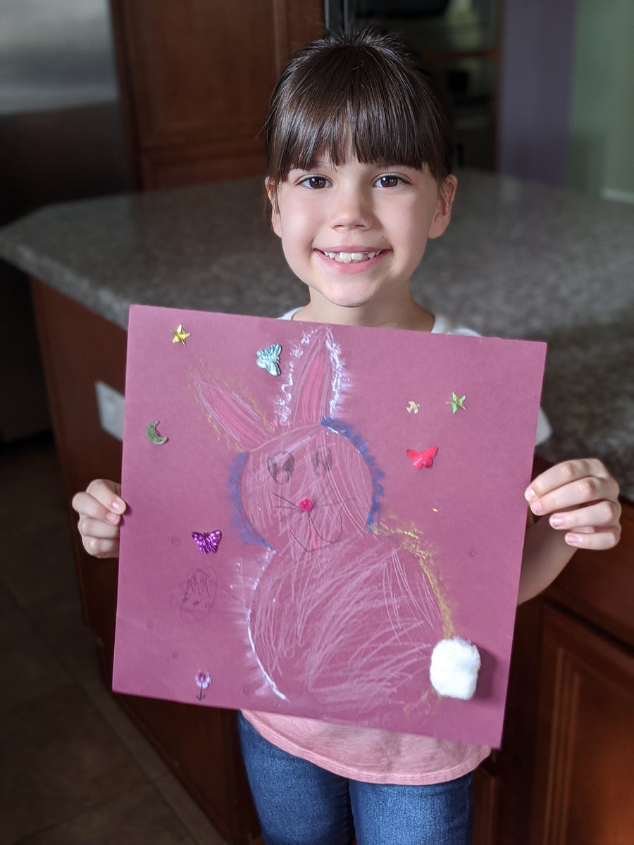kelley_og's tweet photo. "Hoppy" Easter! Spring art for today's #ESE_SOAR challenge. @HumbleISD_ESE https://t.co/zbTYdgZjZD