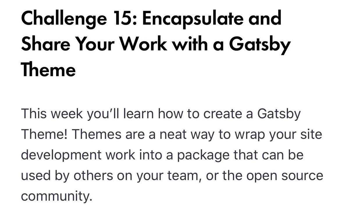 GatsbyJS's tweet image. 💯 #100DaysOfGatsby DAY 100! 

🗃️Challenge 15: &quot;Publish Website Kits with Gatsby Themes&quot; has resources to help you create your first theme and to learn from themes that the Gatsby community has published.

gatsbyjs.org/blog/100days/c…