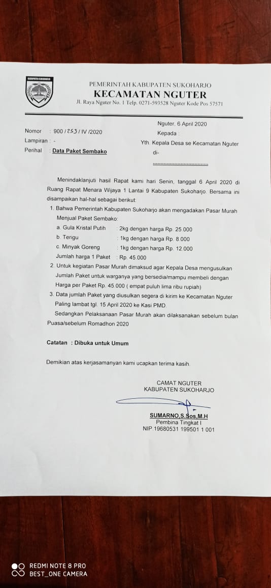 Pripun niki pak <a href="/ganjarpranowo/">Ganjar Pranowo</a> masak paket sembako isinya gak ada beras trus harga sama seperti di pasaran..jan ra cetho tenan