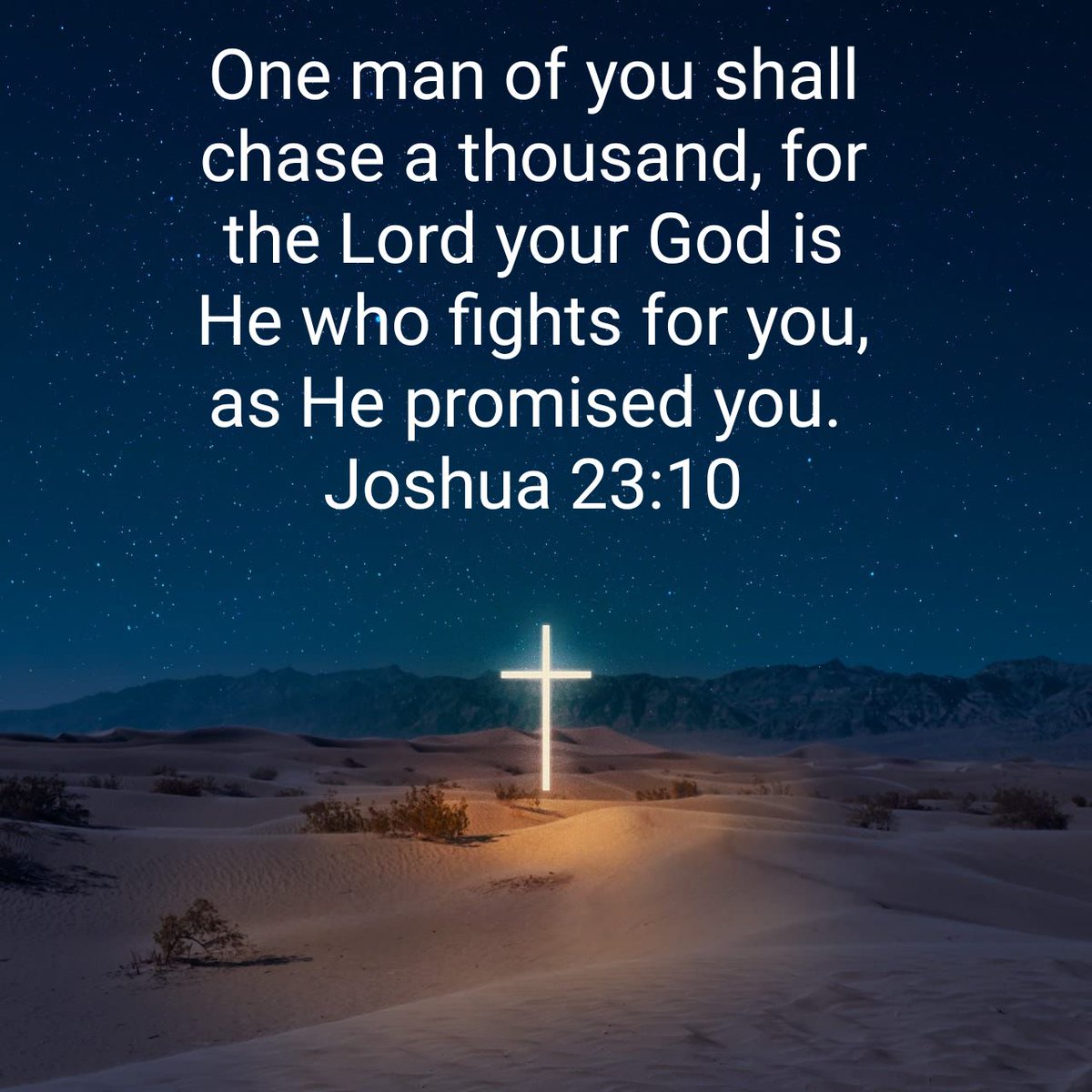 One shall chase a thousand scripture