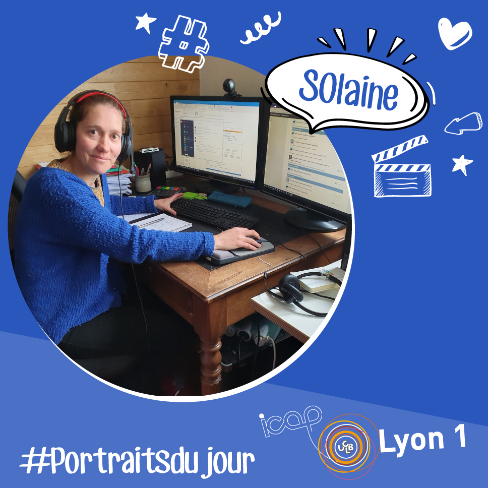 icap_lyon1's tweet image. iCAP l&apos;activité continue
#confinement #projetsencours #portraitsdujour @UnivLyon1 

Voici Solaine qui vous accompagne sur les outils vidéos permettant la création de cours enrichis, et Régis qui continue le montage de vidéos de conférences :)